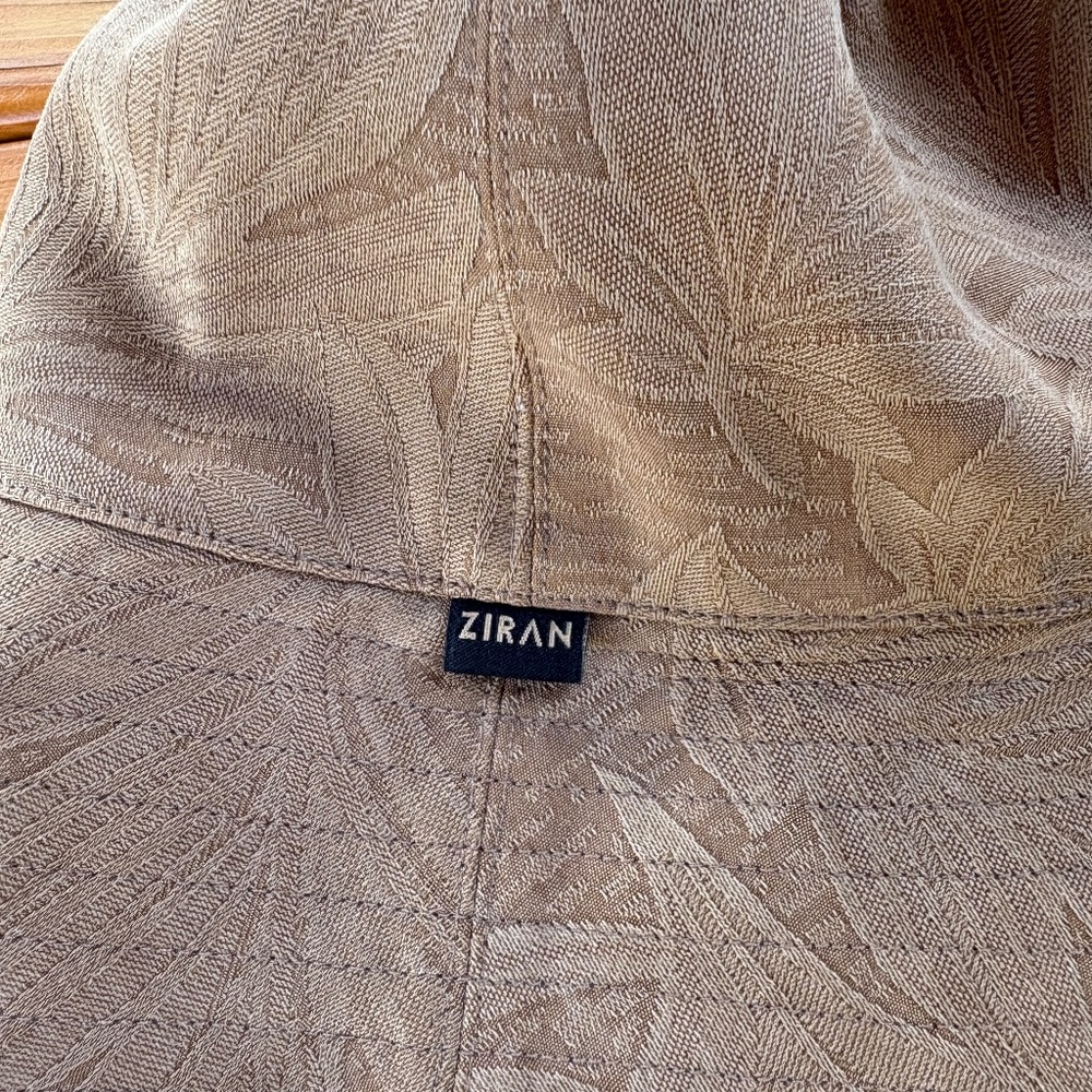 Reversible Ziran Bucket Hat Tan and Black - Picture 3 of 4